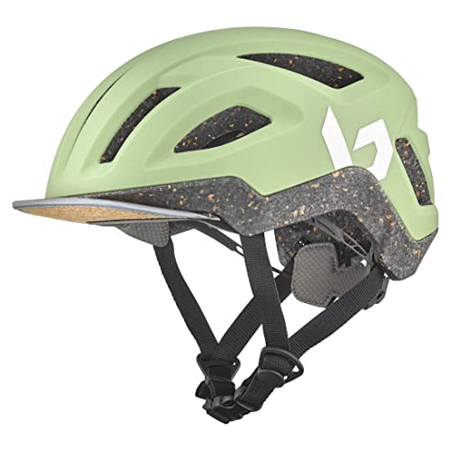 Bollé - React, Casque de Vélo, Vert Mat, sans Référence de Verres, Taille L, Unisexe, Adulte