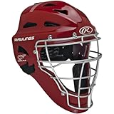 Rawlings | RENEGADE 2.0 Catcher's Set | Baseball | NOCSAE Certified | Adult 15+ | Scarlet/Silver