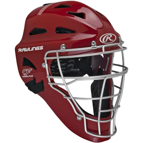 Rawlings | RENEGADE 2.0 Catcher's Set | Baseball | NOCSAE Certified | Adult 15+ | Scarlet/Silver