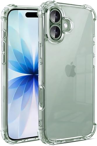 Image of Lustree Clear Transparent Case Compatible with iPhone 17 - Flexible TPU Slim Back Cover, with Raised Edges,Anti-Scratch & Anti-Yellow, Imported Material