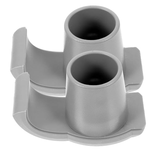 Beavorty 2pcs Non-Slip Sled Foot Mat Walking Stick Pole Tip Protectors Crutches Pads Cane Accessories Trekking Poles Anti-Skid Tip Cane Tip Crutch Foot Pads Cane Covers Rubber Grey