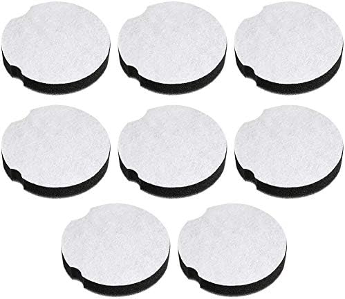 Paquete de 8 filtros de vacío verticales compatibles con aspiradora vertical Bissell PowerForce Compacta, ligera, apta para parte # 1604896160-4896