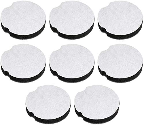 8 Pack Upright Vacuum Filter Compatible with Bissell PowerForce Compact Lightweight Upright Vacuum Cleaner, Fit for Part 1604896/160-4896