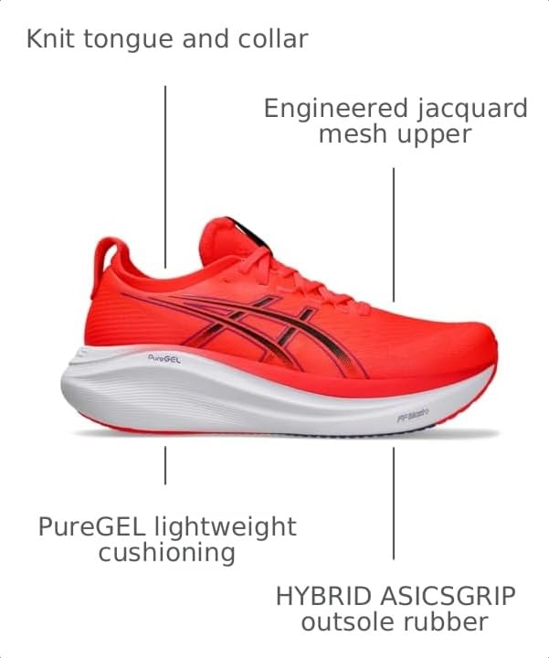 Image of ASICS Men's Gel-Nimbus 27 Running Shoes