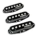 Rifftone Wilkinson WHS Hot Single Coil Alnico Pickups for Strat Configurations - BLACK Full set Fast Ship