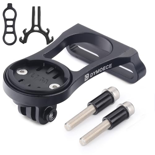 Dymoece Bike Mount for Wahoo Elemnt Compatible with Multiple Wahoo Computers Out Front Handlebar Mount with Light Adapter for Wahoo Elemnt Elemnt Bolt Elemnt Mini Elemnt Roam