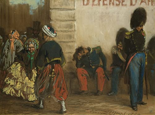 Cadre vide à habiller ? Poster Mémoire de Paris Adolph Menzel toile 50x70 cm