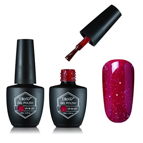 Elite99 UV LED Soak off Nail Gel Polish Long Lasting Shiny Color Gel Manicure Pedicure Nail Polish Nail Varnish 10ml Fashionably Slate