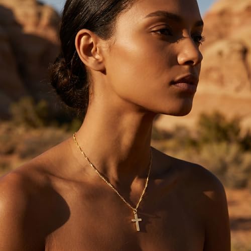 Gold Cross Necklace - image 5
