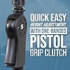 Shure by Gator Deluxe Tripod Mic Stand with Telescoping Boom and Pistol Grip One-Handed Clutch, black (SH-TRIPODSTANDTBMDX) #2