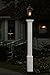 Madison 5"x5" Vinyl Lamp Post, White