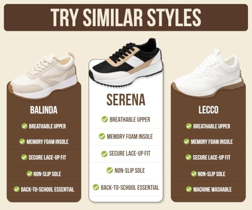 Image of Project Cloud Womens Sneakers - Memory Foam Insole and Lightweight Spring Shoes - Non-Slip Lace Up Trendy Shoes - Fashion Sneakers for Women 2026