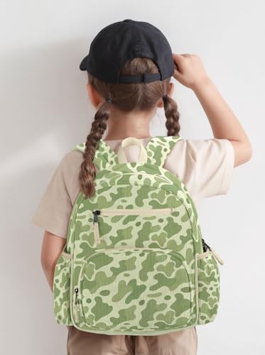 Image of atgark Corduroy Toddler Backpack for Girls Boys: Preschool Kindergarten Backpack - Cute Kids Backpacks for Girls Boys