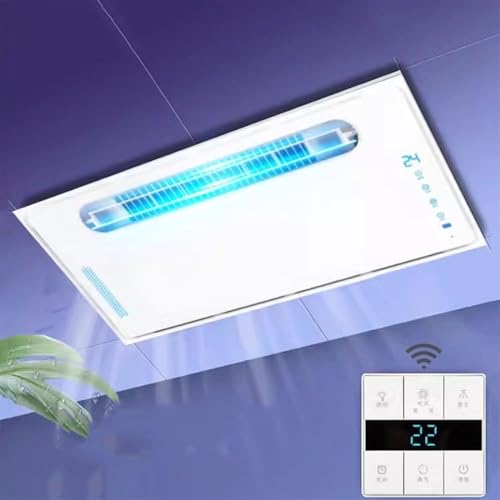 Hotte d'extraction salle de bains avec chauffage ventilation intégrée