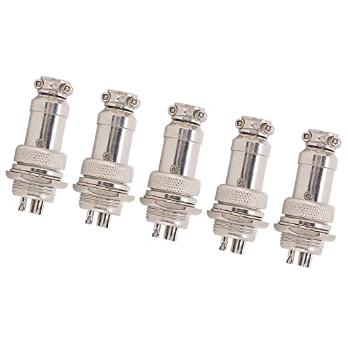 Conector de Enchufe de Aviación Fdit GX16 16 mm 5 pzas miniatura 1