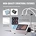 VEVOR Liquid 10-4000ml Filling Capacity, Automatic Filler Bottling Machine Digital Control for Milk, Water, Wine, Beverage, Soy Sauce, Vinegar, Alcohol(Dual Nozzle)