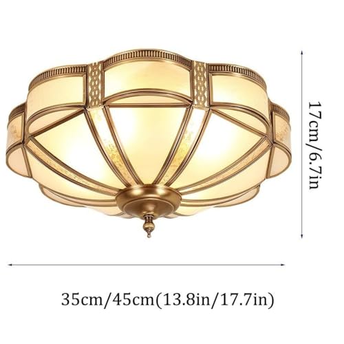 Lámpara de techo vintage francés para evitar la fatiga visual con luz LED 8