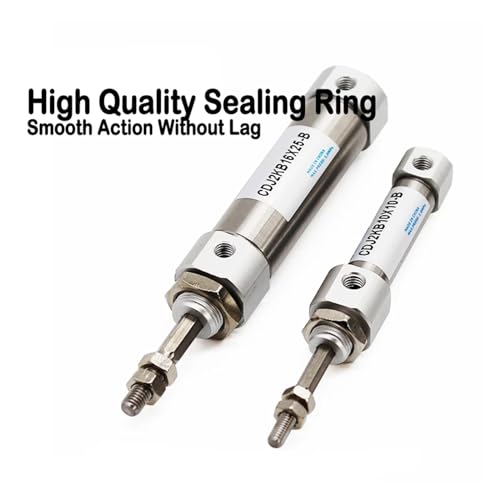 Mini cilindro de acero inoxidable CDJ2KB16-15 con varilla hexagonal de alta resistencia 4