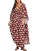 Moss Rose Kaftan Coverup Dresses for Women V Neck Summer Swimsuit Caftan Plus Size Maxi Beach Dresses