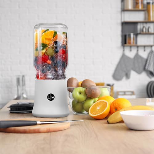 Le Marq Design Personal Portable Ball Mason Jar Blender Attachment for wide mouth jars. DESIGNED FOR BALL WIDE MOUTH JARS