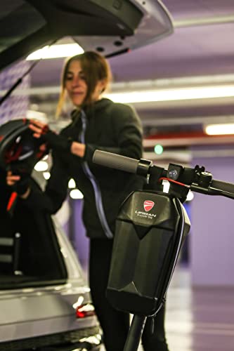 Ducati Unisex-Erwachsene Borsa Waterproof per Monopattino Tasche für Gegenstände, Nero