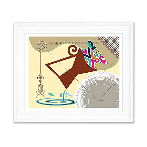 Aquarius Poster Art Zodiac Canvas Horoscope Birthday Décor Gift Unframed