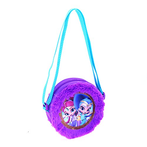 Nickelodeon Girls' Shimmer and Shine Plush Canteen Crossbody, Purple, One Size Nickelodeon Girls' Shimmer and Shine Plush Canteen Crossbody, Purple, One Size