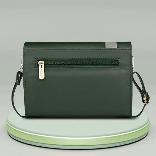 Image of ALSU Women's trendy Sling Bag | handbag | purse | crossbody bag| deattachable straps | adjustable straps |card slots side bag| phone pocket