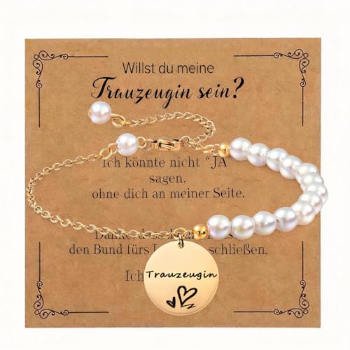 Pulseira de perguntas para dama de honra, pulseira com cartão de lembrança, design de meia pérola e corrente com pingente de dama de honra, pulseira de casamento, presente de madrinha