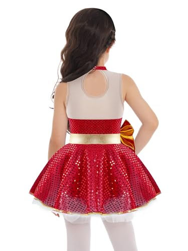 Disfraz De Navidad Para Niñas Con Lentejuelas Y Tutú miniatura 2