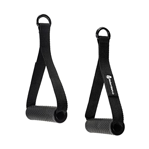Image of Gymreapers Resistance Band Handle /Door Anchor Combo - Exercise Band at Home Workout - (1 Pair of Handles) - Used with Any Resistance Bands for Men and Wome