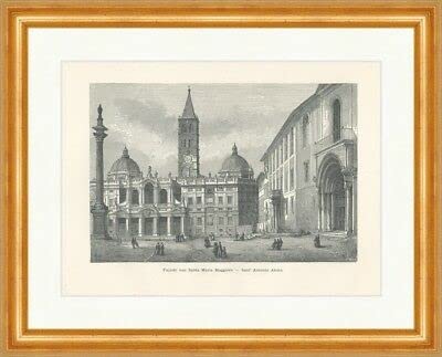  Kunstdruck Santa Maria Maggiore Sant Antonio Abate Roma E 21747 - Incorniciata
