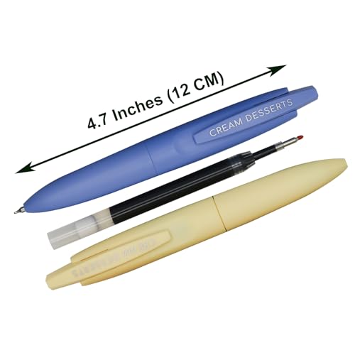 Bolígrafos Gel Retráctiles Maydahui 6 piezas tinta negra miniatura 2