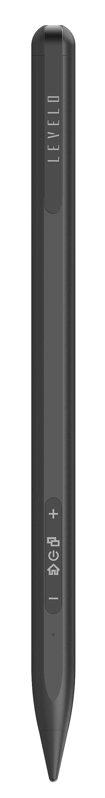 Skywrite Versa Stylus Pen With Palm Rejection, Battery Indicator, Aluminum Alloy, 6 Months Standby, One Click Return, Designed For iPad/iPad Pro/iPad Air/iPad Mini - Matte Black