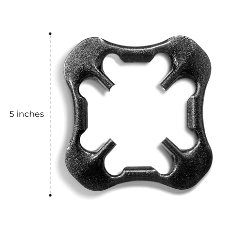 Image of Kitchen Expert - Gas Stove Burner Grill| Extra Attachment Jali | Removable Iron Grill | Burner Stand | Strong Support | For Home Use | Set of 2