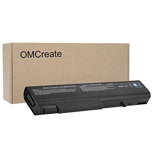 OMCreate Battery 6550B 6455B TD06 TD09 Compatible with HP EliteBook ProBook Compaq 6730B 6735B 6530B, fits P/N 482962-001 HSTNN-UB69 KU531AA 6-Cell 5200mAh/58Wh 11.1V