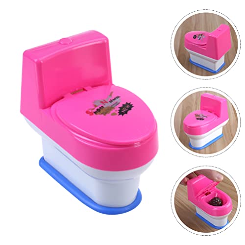 Toyvian-4Pcs-Squirt-WC-Giocattolo-con-3D-Cacca-Divertente-Acqua-Spruzzando-Scherzo-Trucco-Giocattolo-Mini-WC-Giocattolo-Casa-delle-Bambole-Mobili-per-Halloween-Trucco-Giocattolo