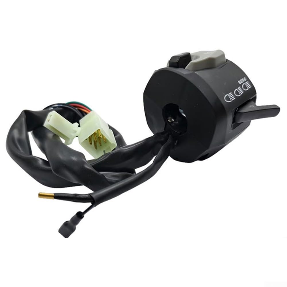 Interrupteur de guidon de moto noir en ABS pour scooter électrique et moto