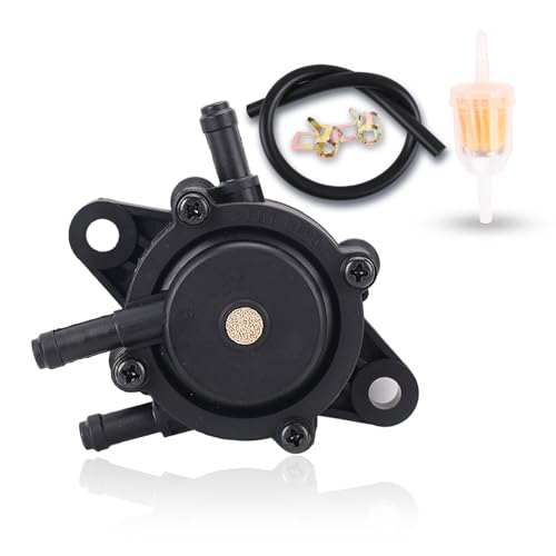 Fuel Pump for Kohler, and Oil Hose Compatible with Kohler 17HP-25HP Briggs 491922 808656 and Stratton John Deere LG808656 M138498 M145667 Honda Yamaha Small Engine Lawn Mower Tractor (A Set)