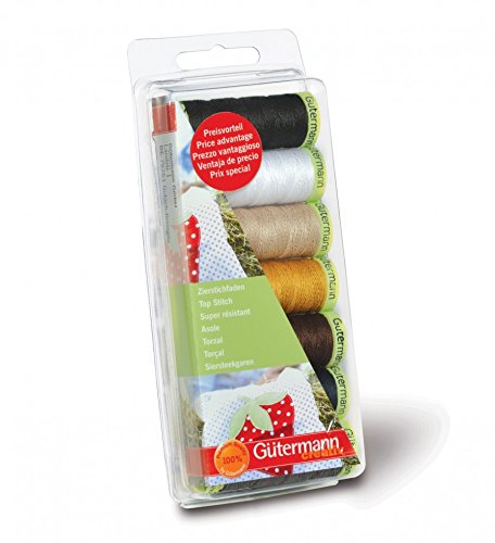 Set de hilos de costura Gutermann Top Stitch 30m x7 miniatura 1