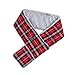 NJBYX Écharpe en hiver Foulard USB Chauffage Foulard de chauffage Écharpe Foulard à la colonne cervicale for hommes femmes (Color : Red, Size : One size)