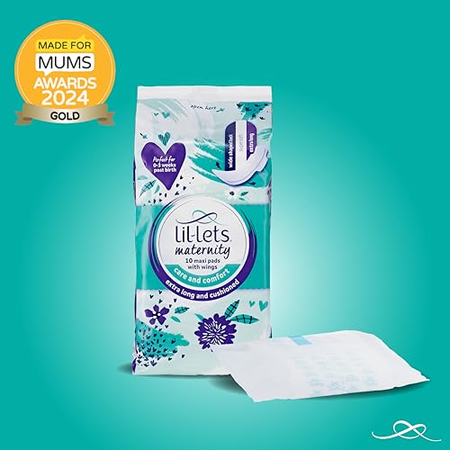 Lil-Lets Extra Long Postpartum Maxi Pads with Wings – 30 Pack Bundle for Post-Natal Bleeding & Heavy Flow – Postpartum Essentials - Extra Absorbent, Soft & Cushioned Maternity Towels, Fragrance-Free - Image 3