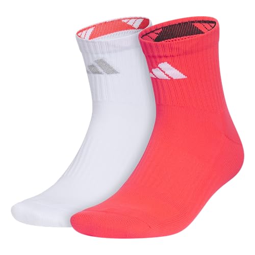 adidas Pure Training High Quarter Sports Performance Socks (2-Pair)