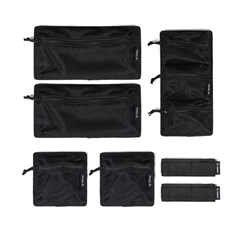Helinox Field Office Inner Pouch Set | Set de 5 bolsillos y 2 correas en diferentes tamaños Field Office, para mantener todo separado, seguro y organizado (negro) Cover