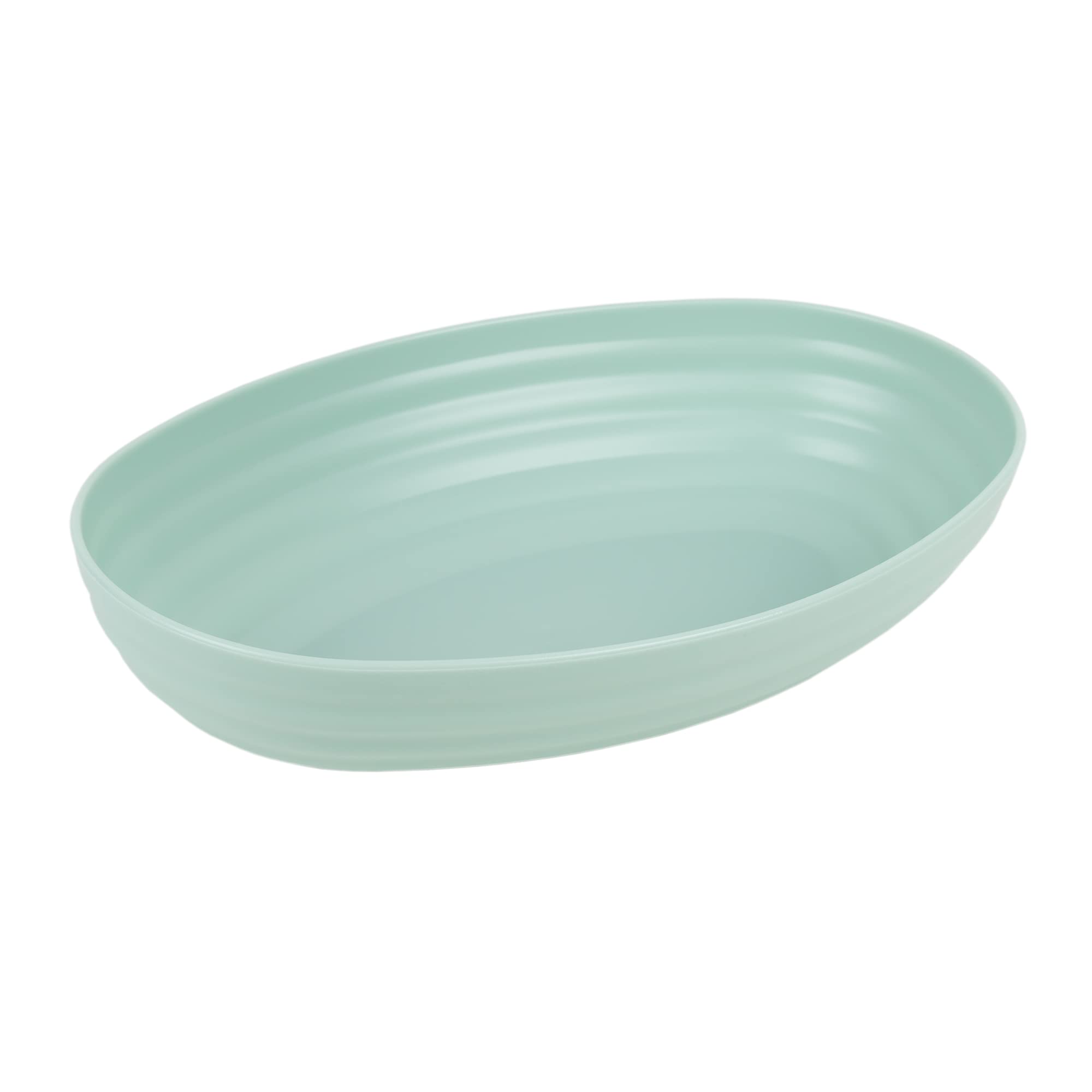 Cofan Pirofila ovale stile giapponese | Verde acqua | Dimensioni: 24 x 16 x 5,5 cm
