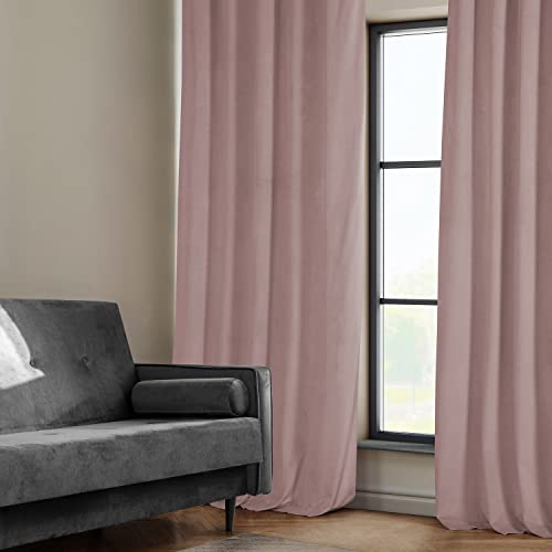 HPD Half Price Drapes Heritage Plush Velvet Curtains 108 Inches Long Room Darkening Curtains for Bedroom & Living Room 50W x 108L - Image 3