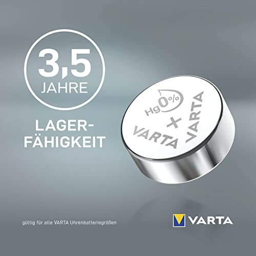 VARTA Batterien Knopfzellen V364/SR60 , 2 Stück, Silver Coin, 1,55V, kindersichere Verpackung, für elektronische Kleingeräte - Uhren, Autoschlüssel, Fernbedienungen, Waagen, Made in Germany 5