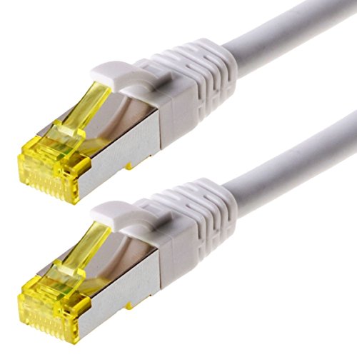 Câble patch Helos CAT 6a 5 m Blanc