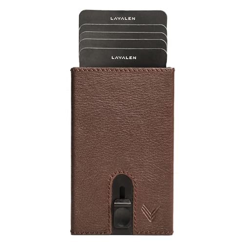 Slim Wallet for Men - Leather, RFID Credit Card Holder - Stylish Mens Wallet for Everyday Use, Handcrafted, Small Yet Practical - Carteras para Hombres - ID Card Holder.