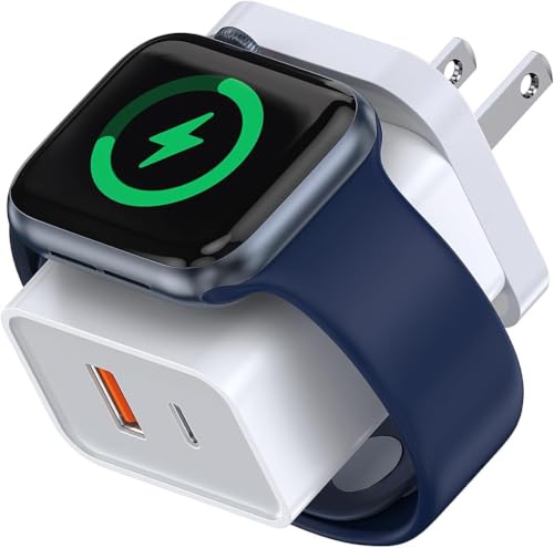 [3 in 1] USB C Charger Block for Apple Watch Charger Magnetic Fast Charging